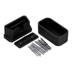 ZOBD mini set ABS OBD OBD2 carcasă plug conector negru conector din plastic