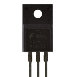 FQPF8N60C 8N60 MOSFET cu canal N 600V 7,5A TO-220FP