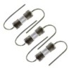 3x Siguranță de sticlă 4A F4A 3.6x10 mm lipită pe PCB cu picioare