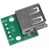 Adaptor pentru mufa USB 2.0 tip A pe PCB pentru lipire