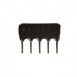 Rezistor scara 5x 10K A5P-10K A103J serie matrice 1/8W 5% SIP-5