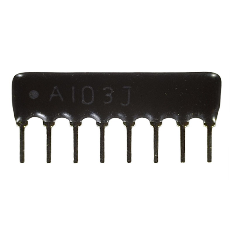 Resistor ladder 8x 10K A8P-10K A103J series matrix 1/8W 5% SIP-8
