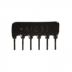 Rezistor scara 6x 10K A6P-10K A103J serie matrice 1/8W 5% SIP-6