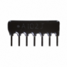 Rezistor scară 7x 1K A7P-1K A102J serie matrice 1/8W 5% SIP-7