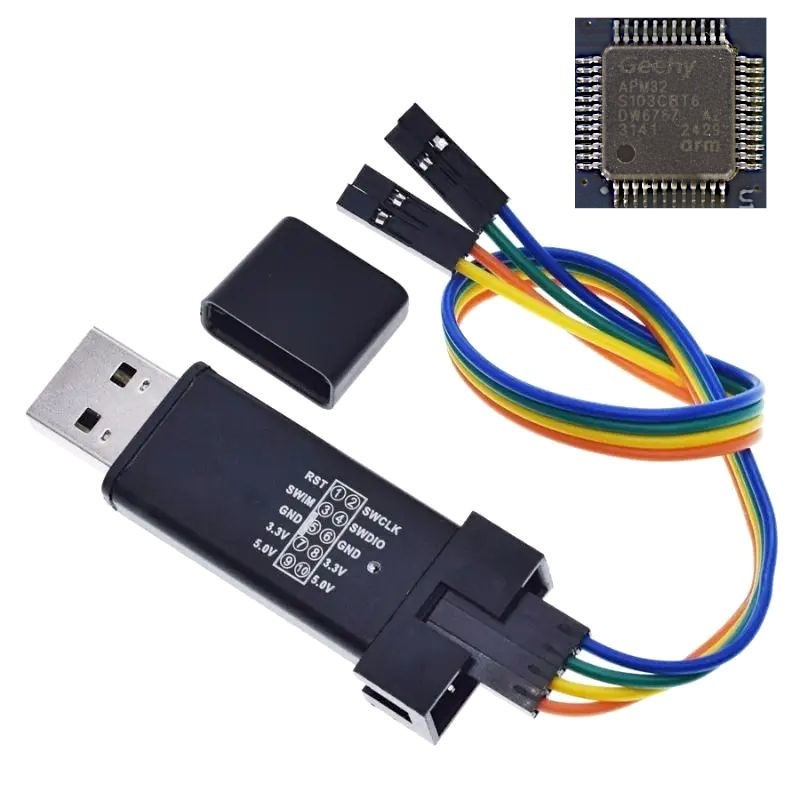 ST-LINK STLINK V2 APM32 chip SWD STM32 STM8 ARM programmer random colour