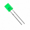 2x LED verde dreptunghiular 2x3x4mm 3.2V