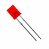 2x LED roșie dreptunghiular 2x3x4mm 2.2V