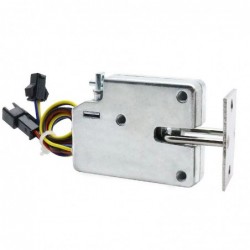 Zamek elektromagnetyczny elektrozaczep 12V 40x53 do lodówek szafek metalowy
