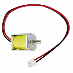 Zamek elektromagnetyczny 12V z bolcem chowanym push-pull bolcowy