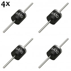4 x MIC 6A10 6A 1000V rectifier diode