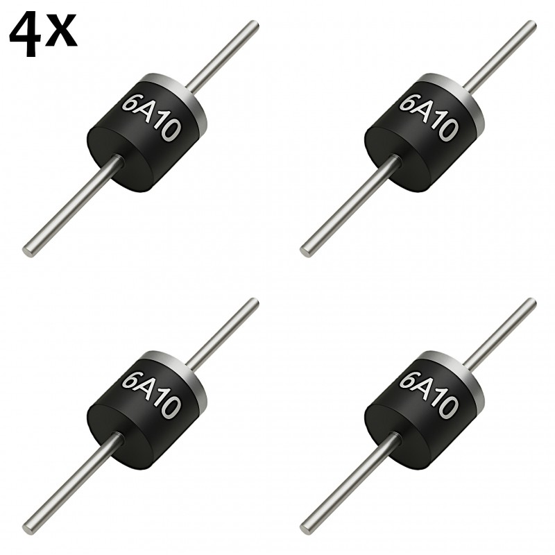 4 x MIC 6A10 6A 1000V diodă redresoare