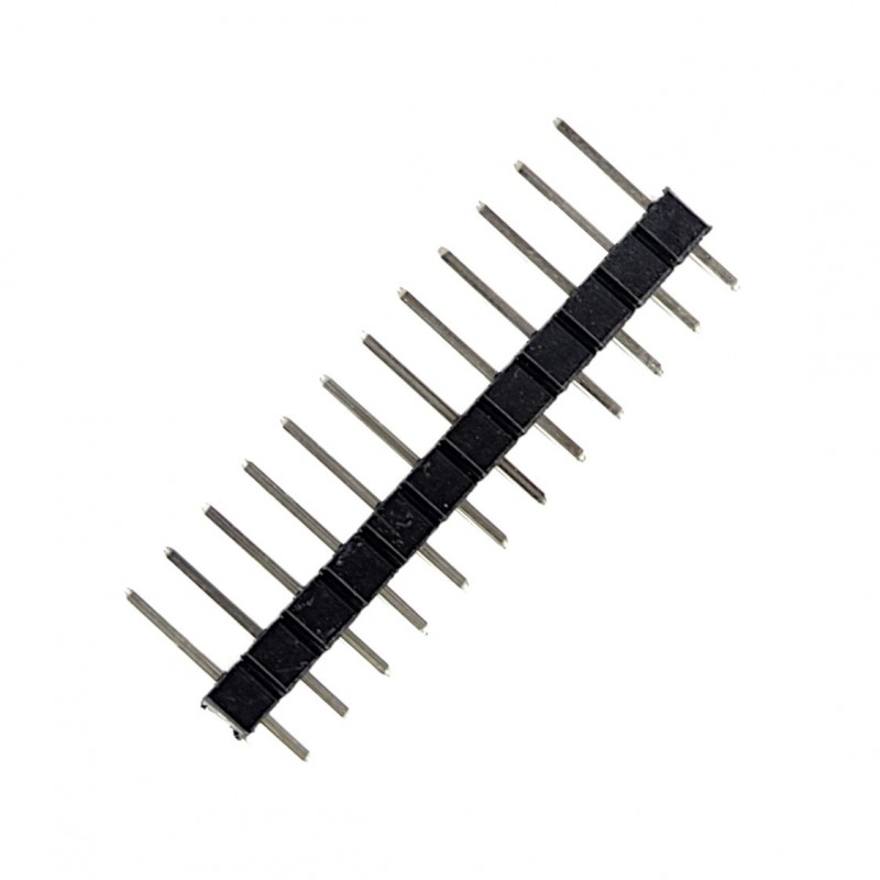 Goldpin listwa z pinami 1x12 2.54 raster do dupont