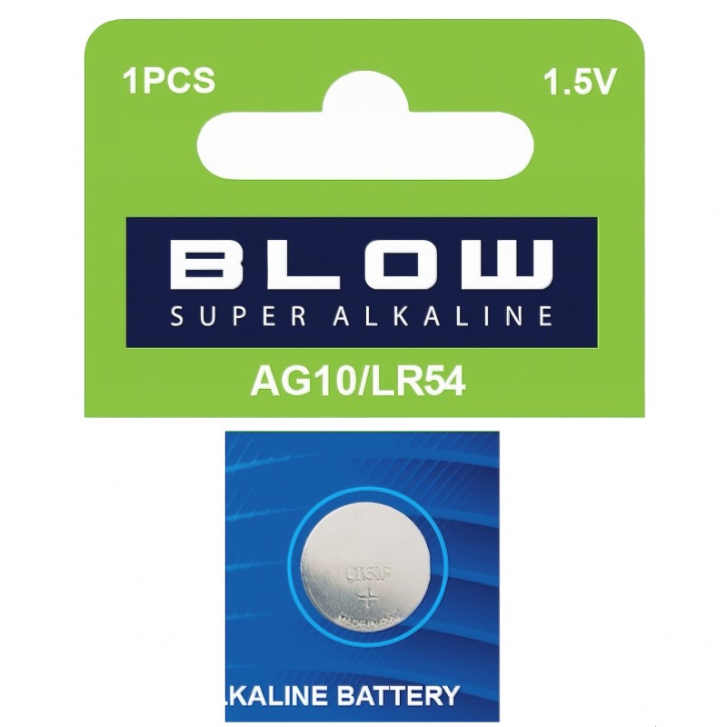 Bateria AG10 389 LR1130 LR54 V389 guzikowa pastylkowa alkaliczna 11.6x3.0