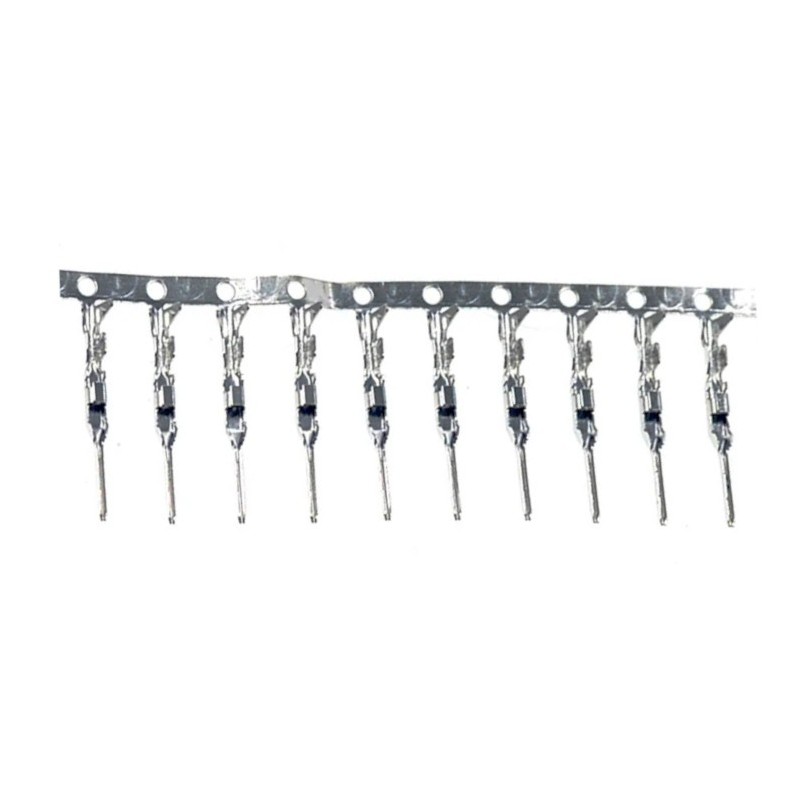 10x Końcówka stykowa męska Dupont 2.54 mm do przewodów pin do obudowy