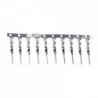 10x Końcówka stykowa męska Dupont 2.54 mm do przewodów pin do obudowy