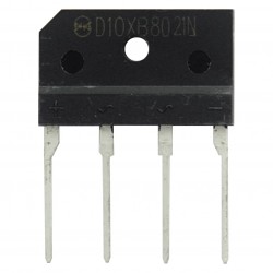 D10XB80 punte redresoare monofazată Graetz 800V 10A plat