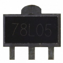 78L05 stabilizator liniowy regulator napięcia +5V 0.1A SOT89 dodatni