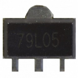 79L05 stabilizator liniowy regulator napięcia -5V 0.1A SOT89 ujemny