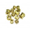 6x M3 x 4mm metric threaded insert welded in for repair