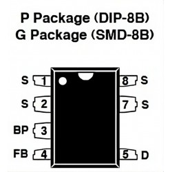 LNK304PN DIP-7 Convertor AC/DC FV