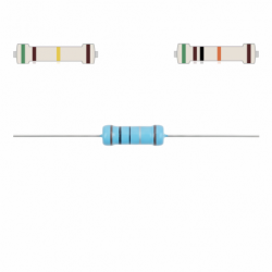 Rezystor 510 KOhm tolerancja 1% precyzyjny moc 3W 510K 5x16mm metalizowany