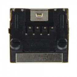 RJ45 8p8c priză orizontală ecranată RJ45 cu LED-uri cu 8 pini