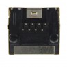 RJ45 8p8c priză orizontală ecranată RJ45 cu LED-uri cu 8 pini