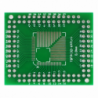 2x Adapter dwustronny PCB TQFP FQFP LQFP 32 44 64 80 100 0.5mm 0.8mm na DIP