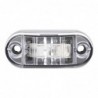Obrysówka LED lampka 6v 12v 24v biała przód woodoporna homologacja 65x28