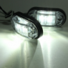 Obrysówka LED lampka 6v 12v 24v biała przód woodoporna homologacja 65x28