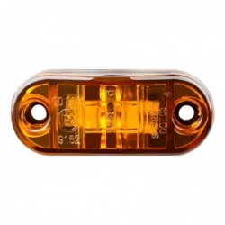 Obrysówka LED lampka 6v 12v 24v pomarańczowa bok woodoporna homologacja