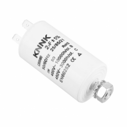 Kondensator rozruchowy 2uF 450VAC CBB60 silnikowy fazowy M8 64x34