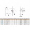 Konektor oczkowy miedziany zaciskany 100A 8.4mm