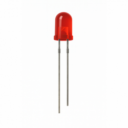 Dioda LED czerwona 5mm flash pulsująca migająca błyskająca 1.8-2V alarmowa