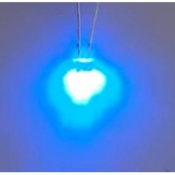 Dioda LED niebieska 5mm flash pulsująca migająca błyskająca 3-3.2V alarmowa
