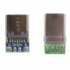 Zestaw gniazdo + wtyk USB 3.1 3A 20V na PCB lutowane