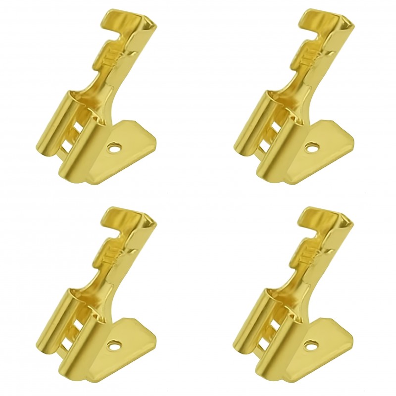 4x Konektor żeński 6.3mm rozdzielacz samochodowy wsuwka złota GDJ6212-6.3B