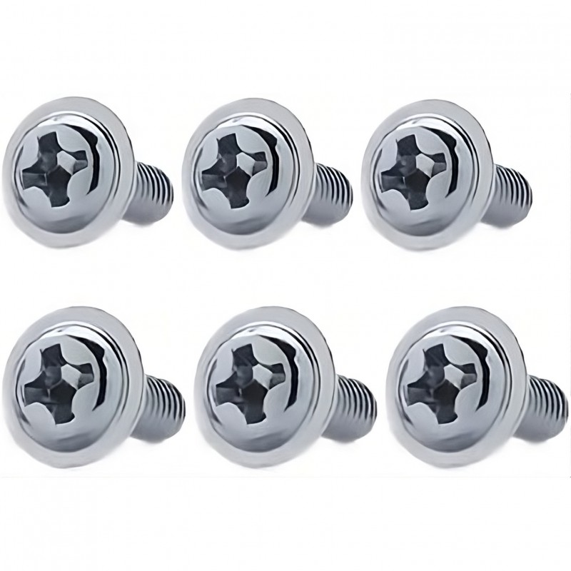 6x Motherboard fixing screw M3 X 5 star