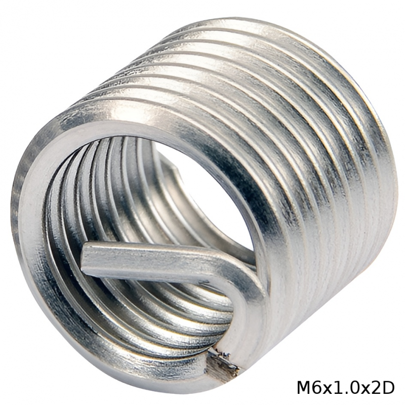 M6x1.0x2D sprężyna do regeneracji naprawy gwintu sprężynka wkładka insert
