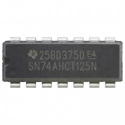 SN74AHCT125N quadruple bus buffer with three-state outputs