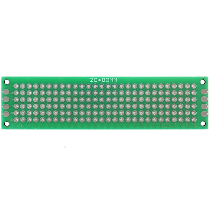 2X8 prototype insert universal double-sided green