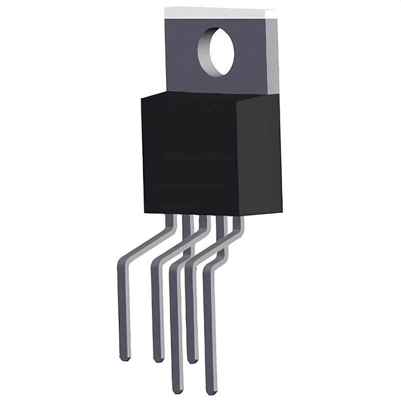 TDA205050A amplificator mono 35W RMS 50W vârf 4 și 8 Ohm clasa AB TO220-5