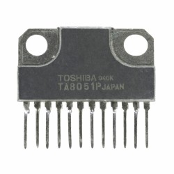 TA8051P Controler motor TOSHIBA cu funcție de frânare 3A HZIP12