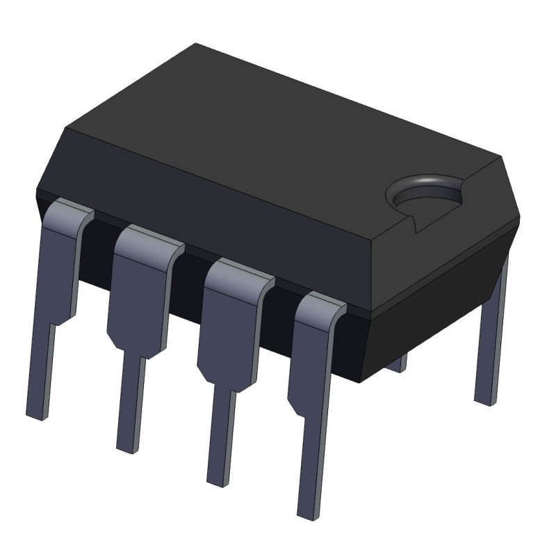 2x NE555 timer interrupter delay DIP8