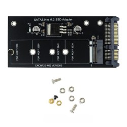 Adapter SATA 3.0 do M.2 SATA SSD NGFF 2230 2242 2260 2280 B B+M LED śrubki