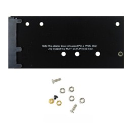 Adapter SATA 3.0 do M.2 SATA SSD NGFF 2230 2242 2260 2280 B B+M LED śrubki