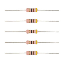 5x rezystor 3 Ohm tolerancja 5% moc 1W 3R