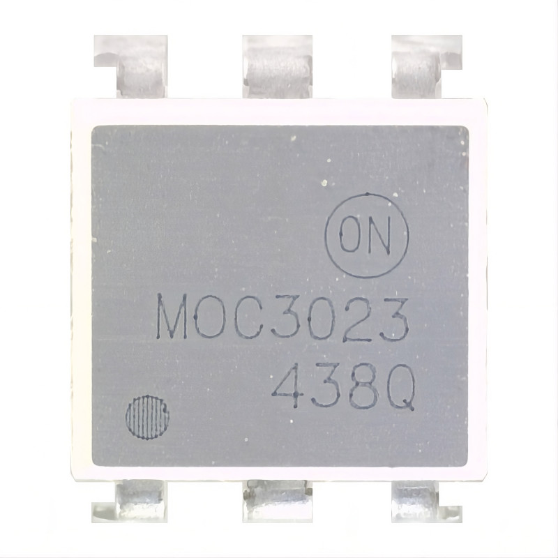 MOC3023 optotriak transoptor 5mA DIP6 biały