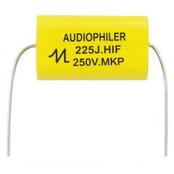 AUDIO capacitor 2.2uF 225 MKP replacement MKT film hiss highs