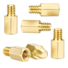 6x Podkładka calowa dystans płyty głównej 6-32 6mm mosiężny spacer